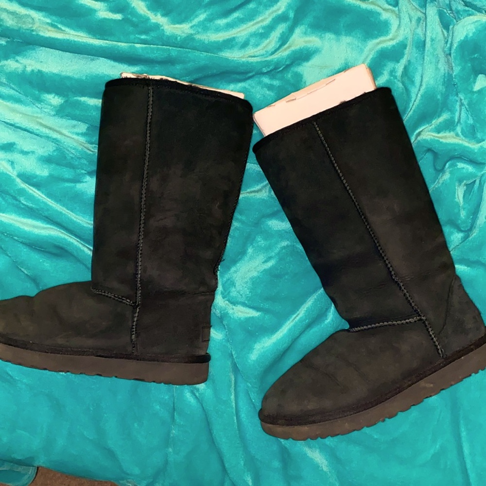 Talk Black UGG Boots